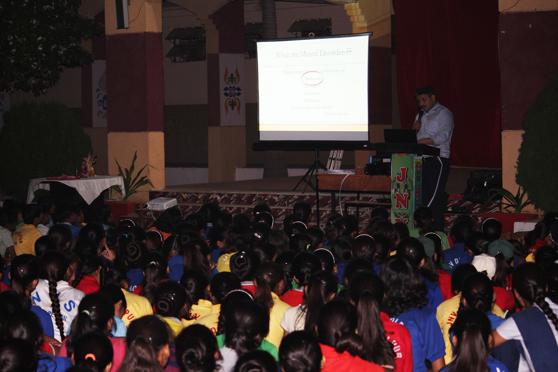 Seminar on mental health at Dholpur, Rajasthan