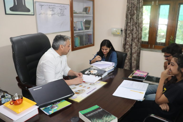 With our Psychology Intern Student Mindroot Foundation