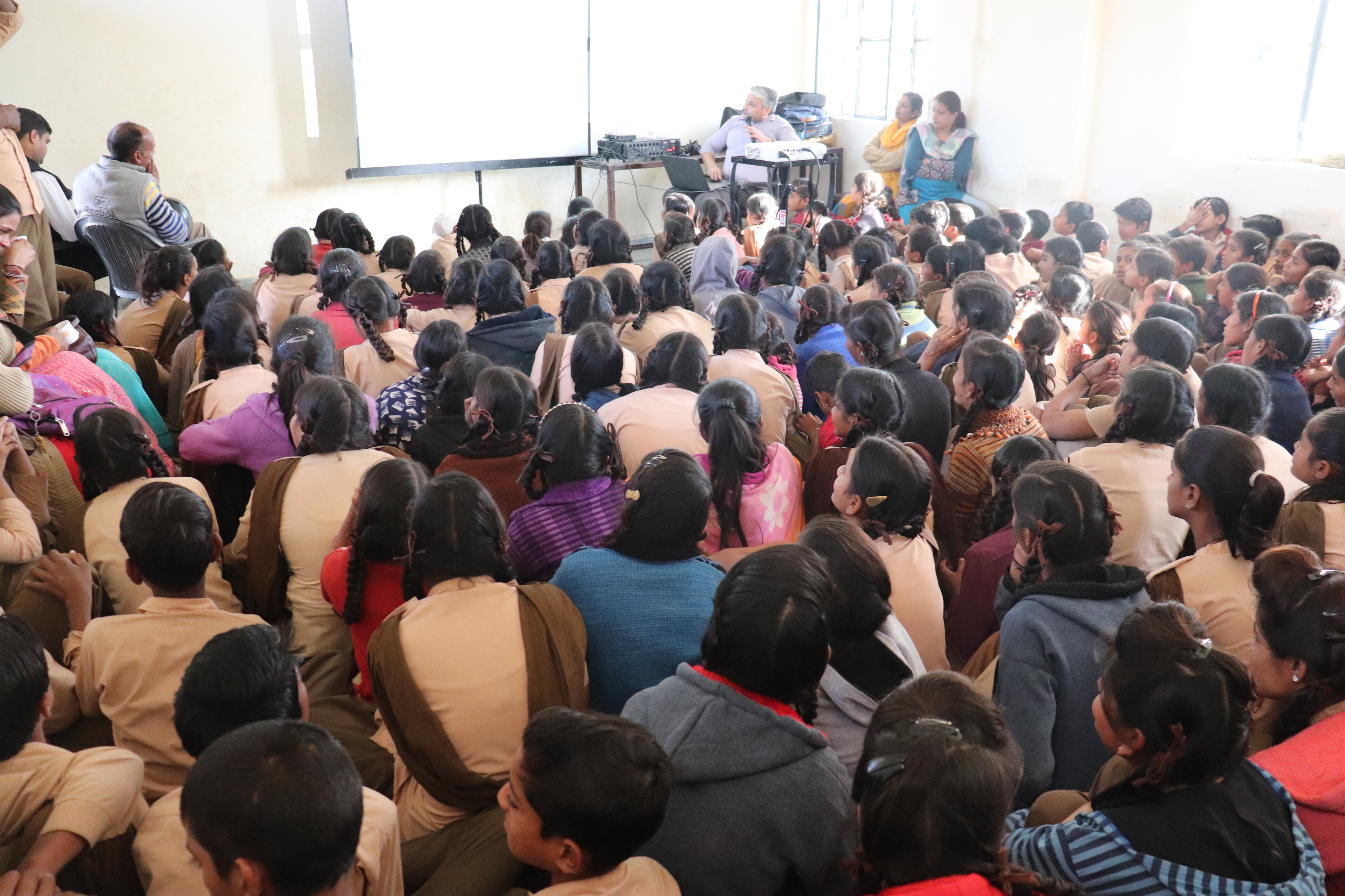 Seminar on mental health at Govt. School of village Patan, Kishangarh